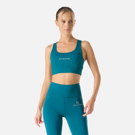 Peto Mujer Built To Move Medium Support Bra Petroleo Vulcano-0