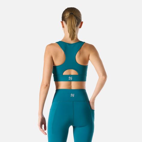 Peto Mujer Built To Move Medium Support Bra Petroleo Vulcano-3