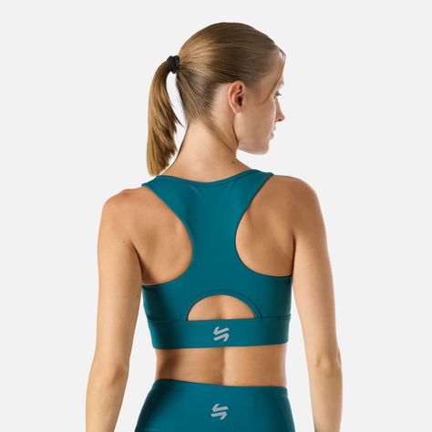 Peto Mujer Built To Move Medium Support Bra Petroleo Vulcano-5