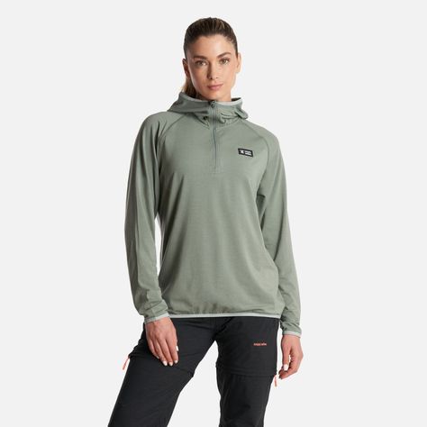 Poleron Mujer Taina Pro Verde Oliva Haka Honu-2