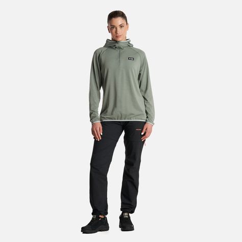 Poleron Mujer Taina Pro Verde Oliva Haka Honu-5