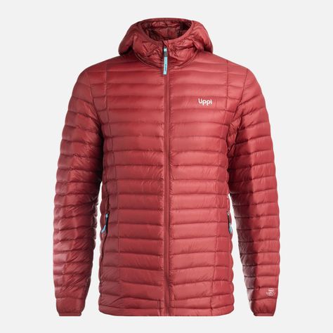 Chaqueta Hombre Peak Down Hoody Jacket Burdeo Lippi-9