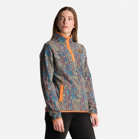 Polerón Mujer Tokerau Print Jade Haka Honu-1
