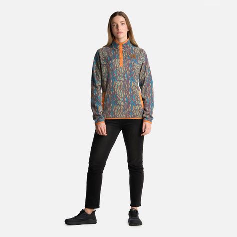 Polerón Mujer Tokerau Print Jade Haka Honu-4