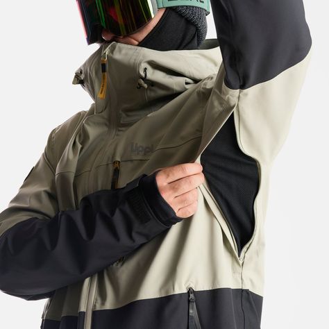 Chaqueta Hombre Sierra Nevada B-Dry Light Hoody Jacket Verde Grisaceo Lippi-7