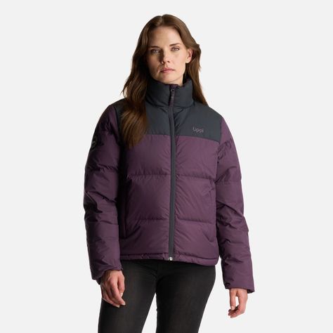 Chaqueta Mujer Urban Down Jacket Morado Oscuro Lippi-1