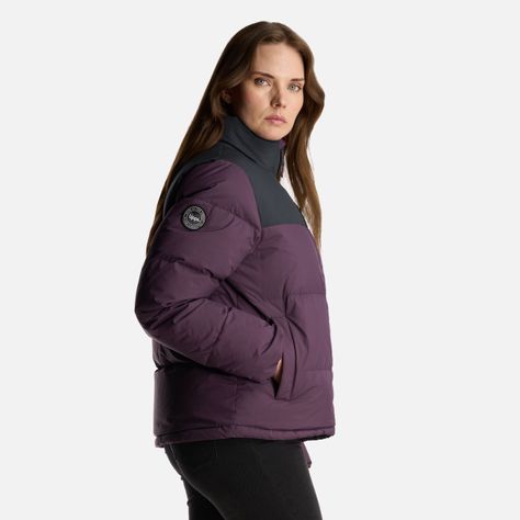 Chaqueta Mujer Urban Down Jacket Morado Oscuro Lippi-3