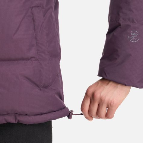 Chaqueta Mujer Urban Down Jacket Morado Oscuro Lippi-6