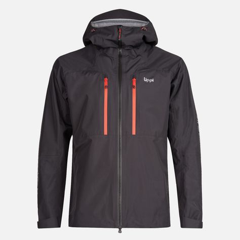 Chaqueta Hombre Granite B-Dry Hoody Jacket Negro Lippi-0