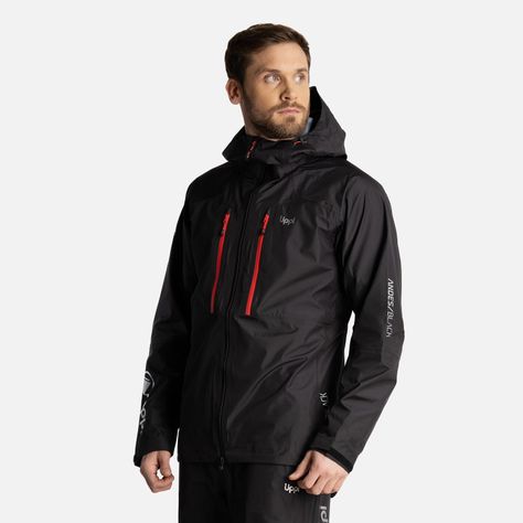 Chaqueta Hombre Granite B-Dry Hoody Jacket Negro Lippi-1
