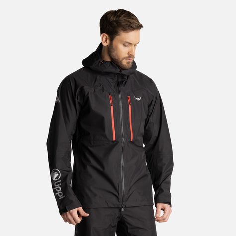 Chaqueta Hombre Granite B-Dry Hoody Jacket Negro Lippi-2