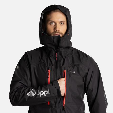 Chaqueta Hombre Granite B-Dry Hoody Jacket Negro Lippi-4