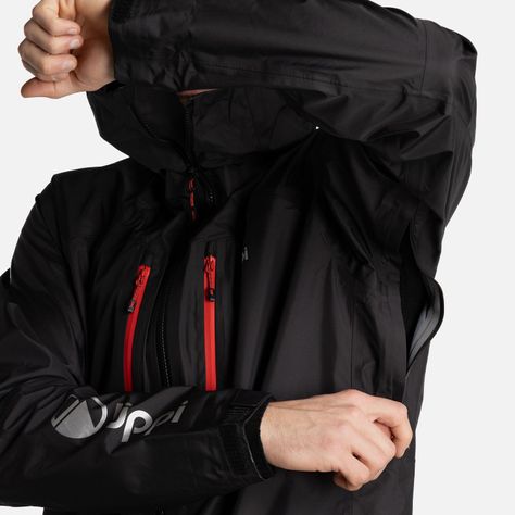 Chaqueta Hombre Granite B-Dry Hoody Jacket Negro Lippi-6