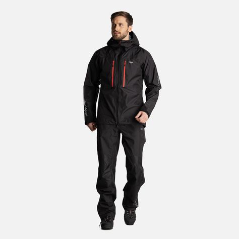 Chaqueta Hombre Granite B-Dry Hoody Jacket Negro Lippi-9