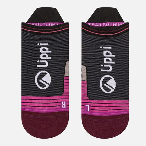 Calcetin Mujer Andes Run Socks AB Morado Lippi-1