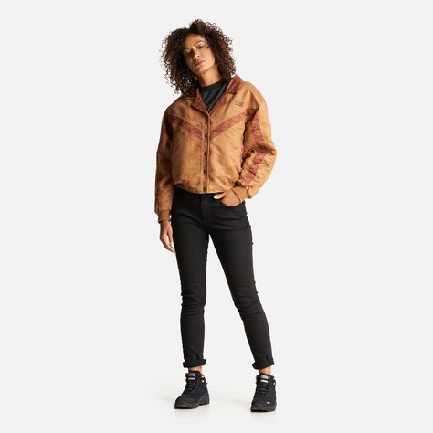 Chaqueta Mujer Viejuja Café Claro Haka Honu-7