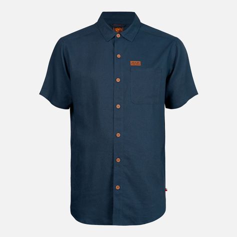 Camisa Hombre Linaje Azul Noche Haka Honu-0