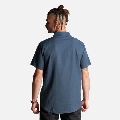 Camisa Hombre Linaje Azul Noche Haka Honu-3