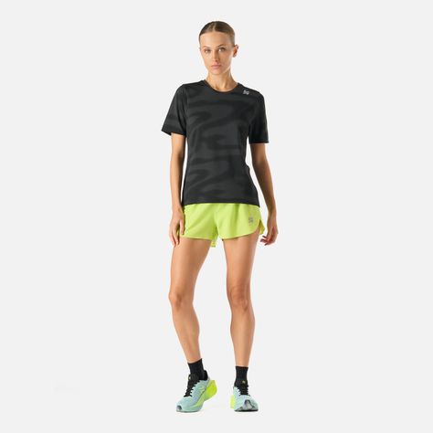 Polera Mujer Built To Move Pro T-Shirt Negro Vulcano-6