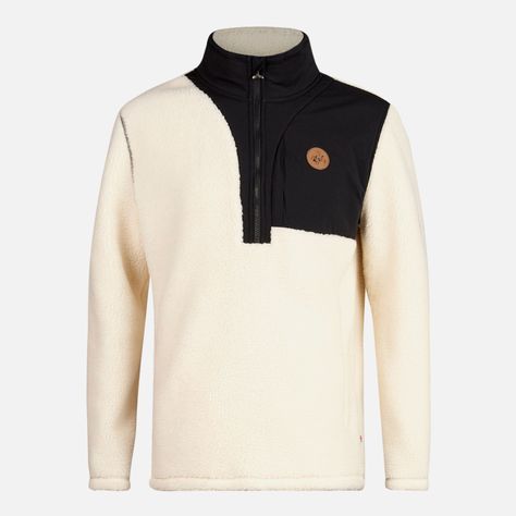 Poleron Hombre Porteador 1/4 Zip Crudo Haka Honu-0