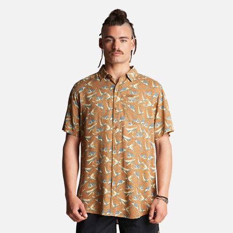 Camisa Hombre Anameizon Full Print Canela Haka Honu-1