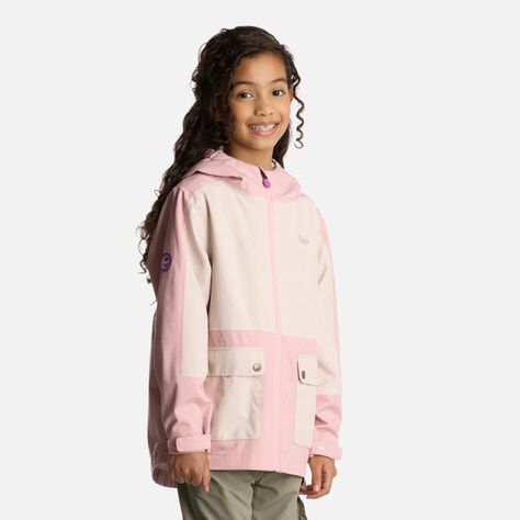 Chaqueta Niña FirePlace B-Dry Jacket Rosado Lippi-1