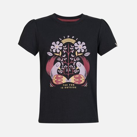 Polera Niña Country T-Shirt Negro Lippi-0