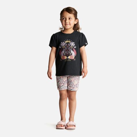 Polera Niña Country T-Shirt Negro Lippi-3