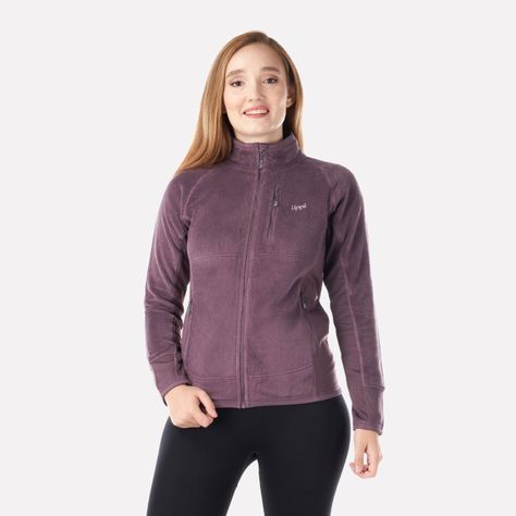 Poleron Mujer Numan Shaggy-Pro Jacket Malva Lippi-1