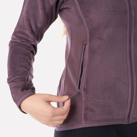 Poleron Mujer Numan Shaggy-Pro Jacket Malva Lippi-4