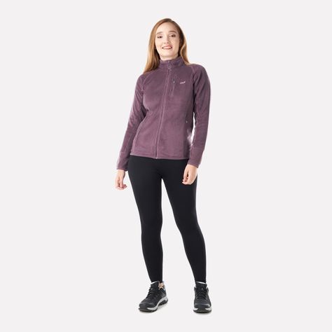 Poleron Mujer Numan Shaggy-Pro Jacket Malva Lippi-5