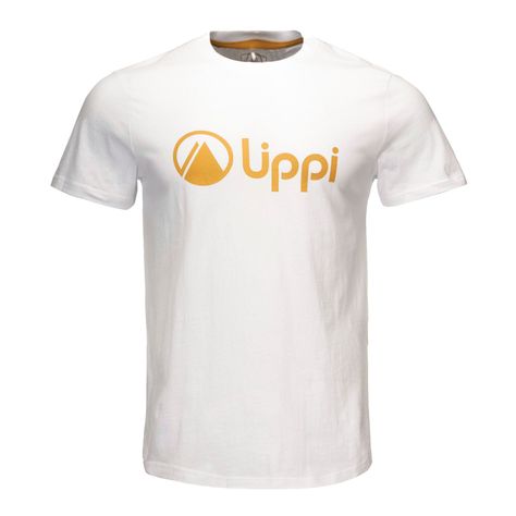 Polera Hombre Logo Lippi UV-Stop T-Shirt Blanco Mostaza Lippi-0