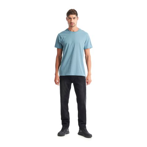 Polera Hombre Liquen Celeste Geography-4