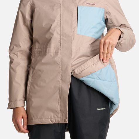 Chaqueta Mujer Terranova Taupe Haka Honu I25-5