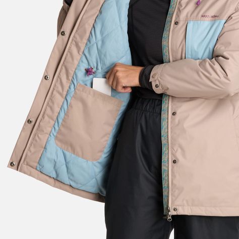 Chaqueta Mujer Terranova Taupe Haka Honu I25-6