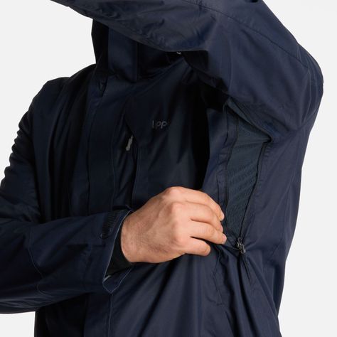 Chaqueta Hombre Tres Cruces Fusion-3 Hoody Jacket Azul Marino Lippi I22-8