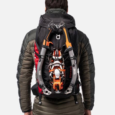 Mochila Unisex Roca 35 Backpack Negro Lippi V20-3