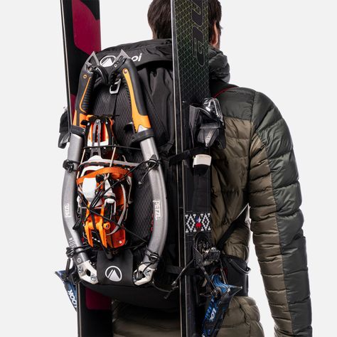 Mochila Unisex Roca 35 Backpack Negro Lippi V20-8
