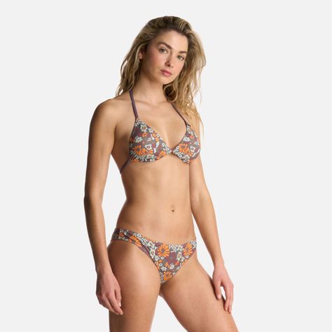 Traje de baño Mujer Clasico Print Morado Claro Haka Honu-1