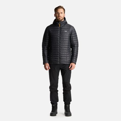 Chaqueta Hombre Peak Down Hoody Jacket Negro Lippi I24-8