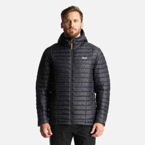 Chaqueta Hombre Peak Down Hoody Jacket Negro Lippi I24-0