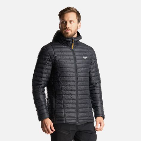 Chaqueta Hombre Peak Down Hoody Jacket Negro Lippi I24-1