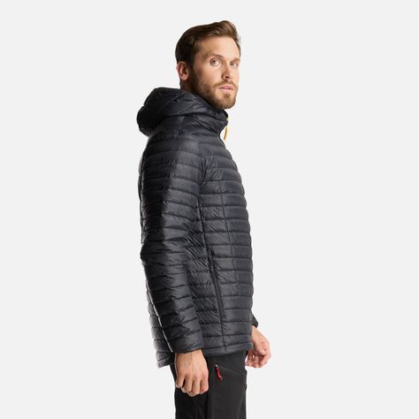 Chaqueta Hombre Peak Down Hoody Jacket Negro Lippi I24-2