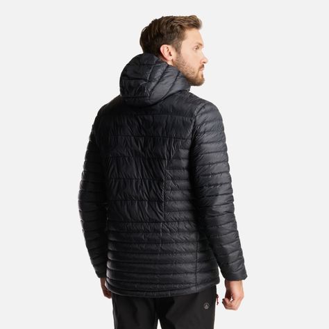 Chaqueta Hombre Peak Down Hoody Jacket Negro Lippi I24-3
