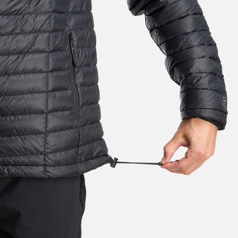 Chaqueta Hombre Peak Down Hoody Jacket Negro Lippi I24-6