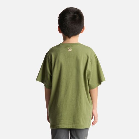 Polera Niño Desert Oversize T-Shirt Verde Lippi-2