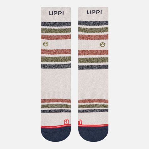 Calcetin Hombre Travel Walk Classic Socks Gris Melange Lippi-1
