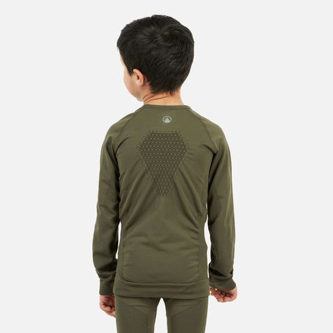 Primera Capa Niño Skintec 2000 Warm Pack Verde Militar Lippi-2
