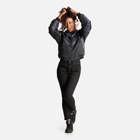 Chaqueta Mujer Viejuja Negro Haka Honu-6