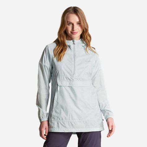 Chaqueta Mujer Aperrao 1/4 Zip Full Print Celeste Haka Honu-1